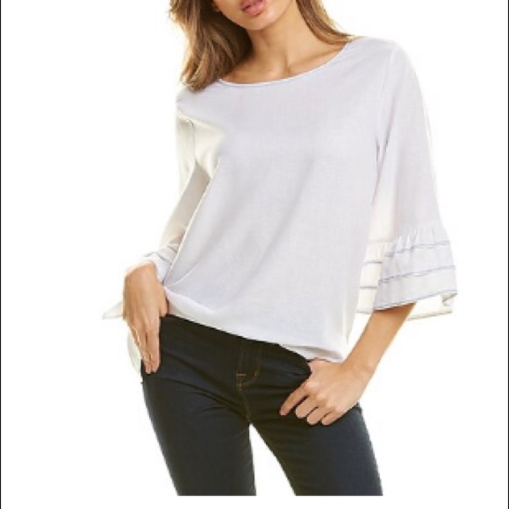🤩 NEW - NIC+ZOE - linen-blend blouse - XXL
